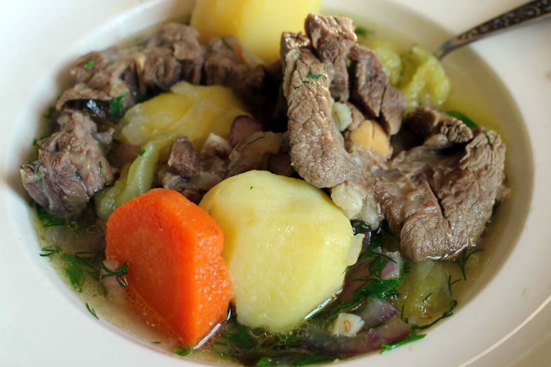 meat soup to increase male potency