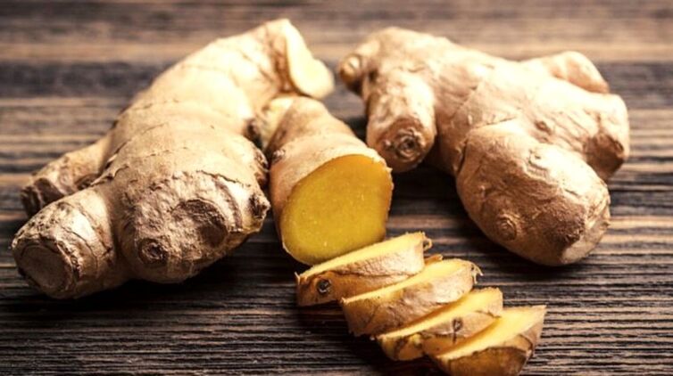 Ginger root to increase potency